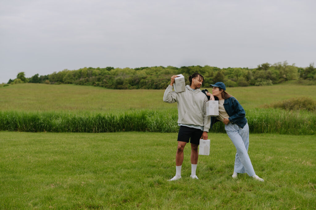 Photographie de produits lifestyle de THE UNSCENTED COMPANY à Sandbanks, contenu de marque