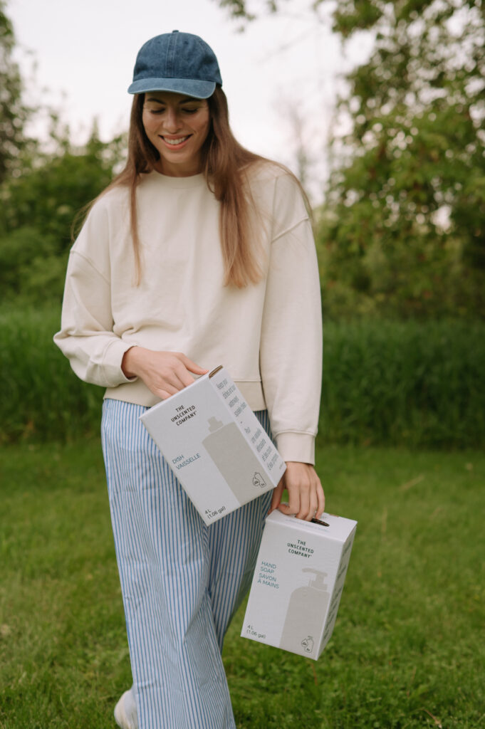 Photographie de produits lifestyle de THE UNSCENTED COMPANY à Sandbanks, contenu de marque