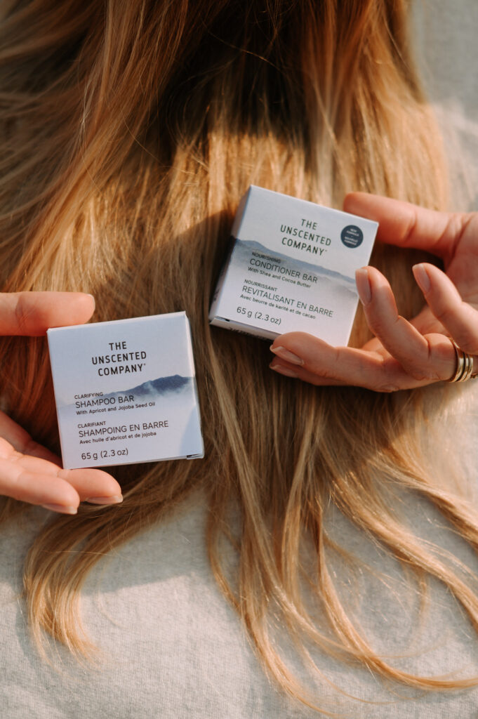 Photographie de produits lifestyle de THE UNSCENTED COMPANY à Sandbanks, contenu de marque