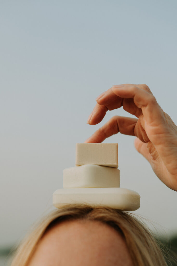 Photographie de produits lifestyle de THE UNSCENTED COMPANY à Sandbanks, contenu de marque