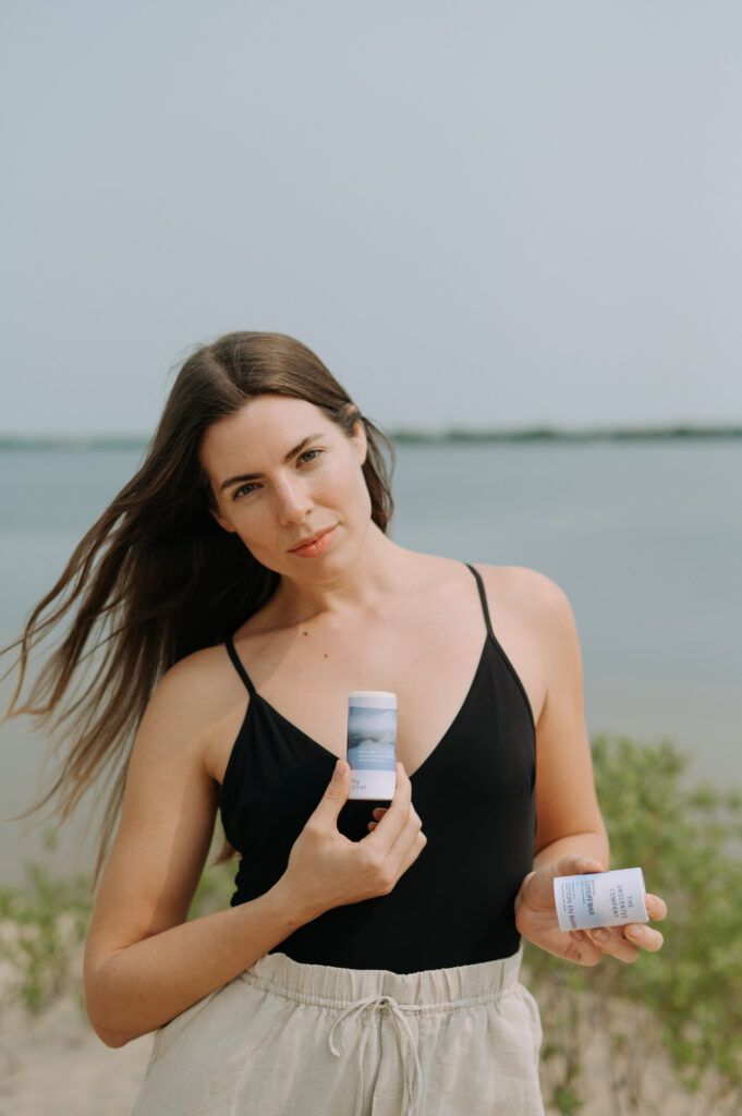 Photographie de produits lifestyle de THE UNSCENTED COMPANY à Sandbanks, contenu de marque