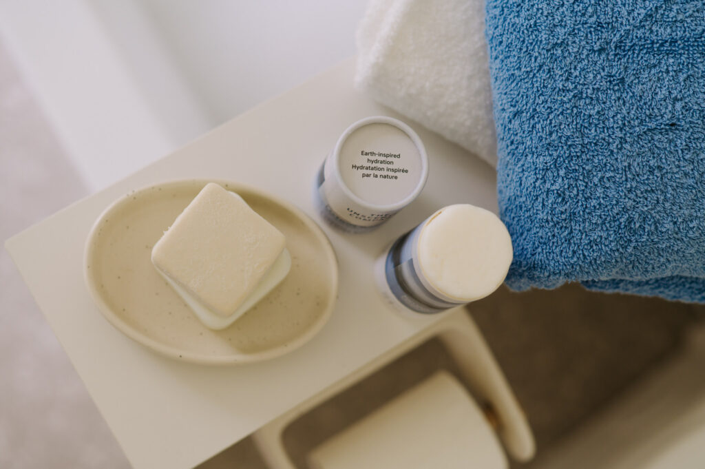 Photographie de produits lifestyle de THE UNSCENTED COMPANY à Sandbanks, contenu de marque
